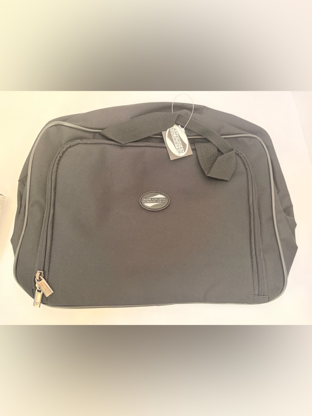 American Tourister Black Laptop Briefcase with Front Pocket
